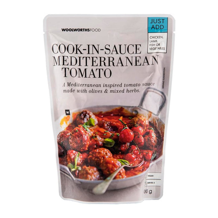 (Expired) Woolworths Mediterranean Tomato Cook-in-Sauce 400g