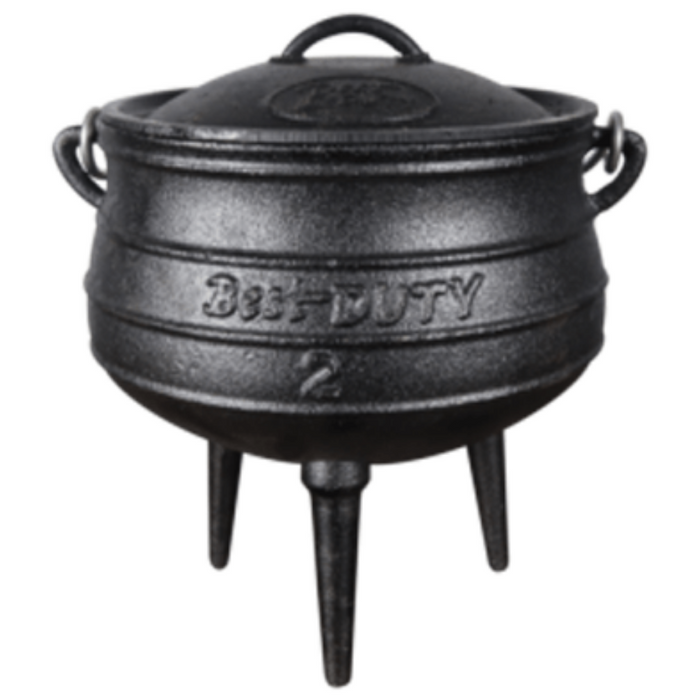 Best Duty 3-Legged Cast Iron Potjie Cooker