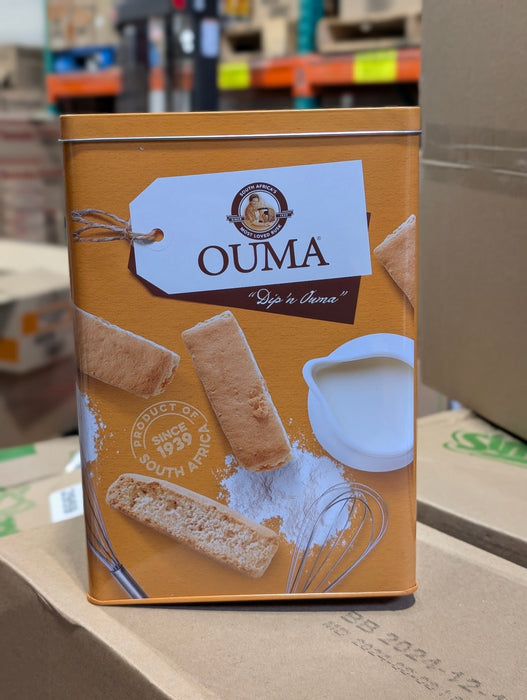 Limited Edition Metal Ouma Rusk Tins WITH Buttermilk Rusks, 500g
