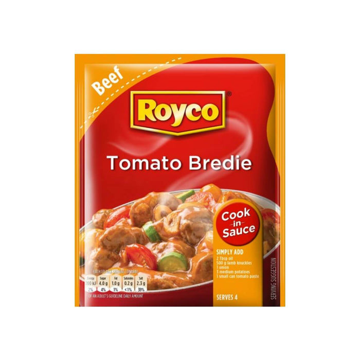 ROYCO Cook in Sauce Tomato Bredie (55 g) | Food, South African | USA's #1 Source for South African Foods - AubergineFoods.com 