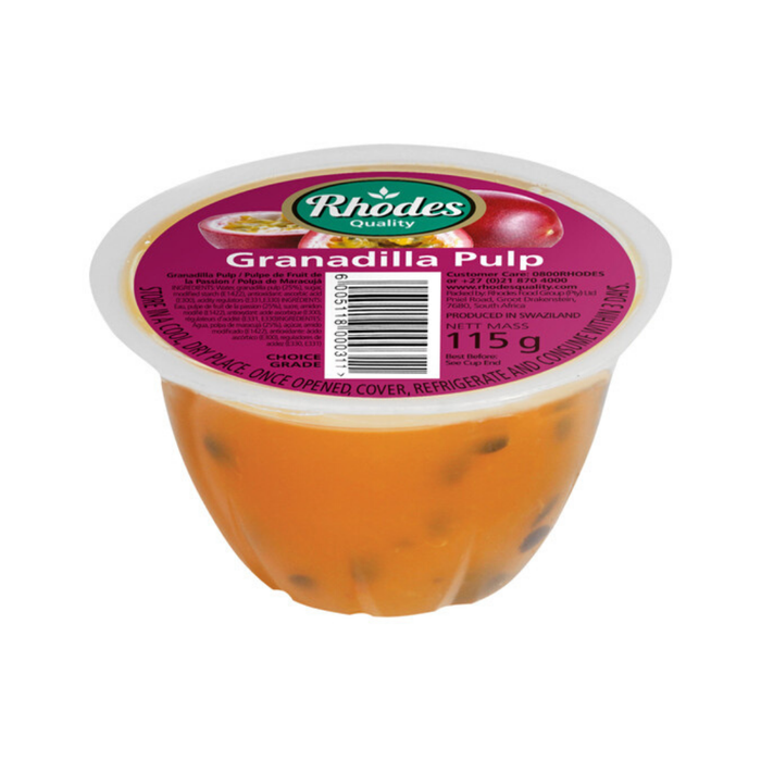 Rhodes Grandilla Pulp (115 g) from South Africa - AubergineFoods.com 