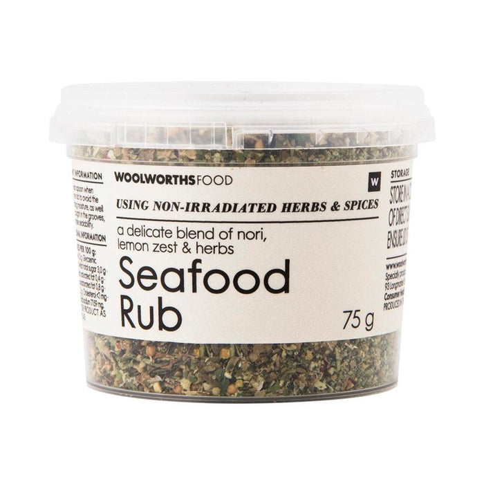 Woolworths Seafood Rub, 75g