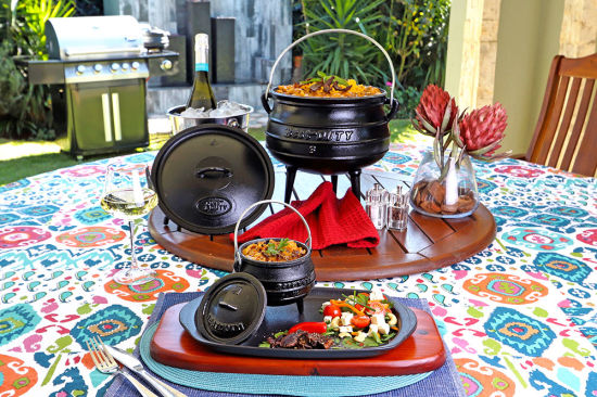 Best Duty 3-Legged Cast Iron Potjie Cooker