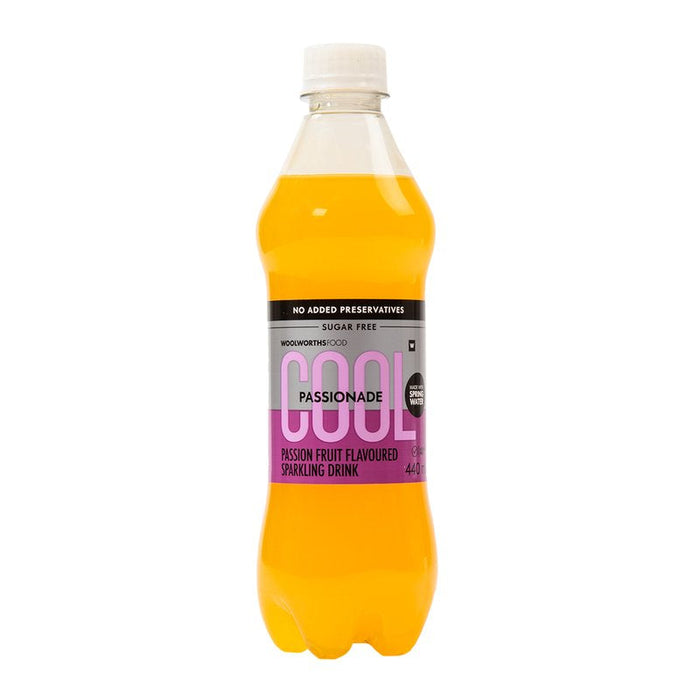 Woolworths Sugar Free Passion Fruit Flavored Sparkling Drink 440 ml