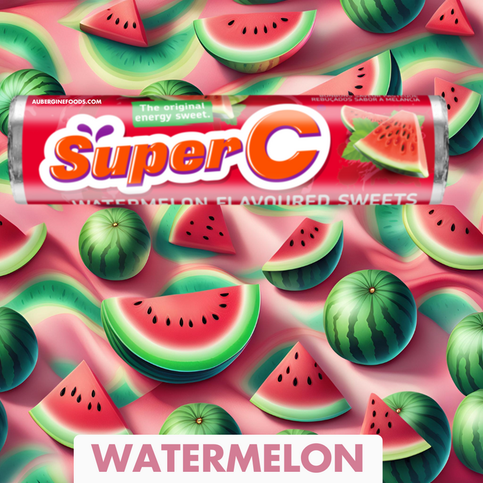 (Expired) Super C Watermelon Flavored  Sweets, 36.9g