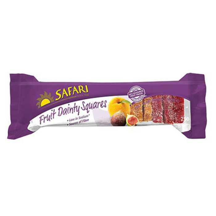 Safari Fruit Dainty Squares, 250g