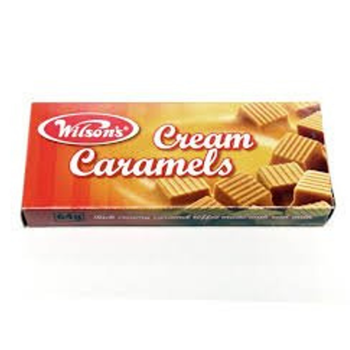Wilsons Cream Caramels, 64g