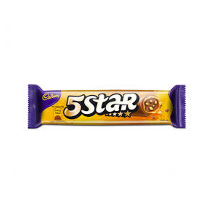 Cadbury 5 Star Caramel Crunch Biscuit (49 g) from South Africa - AubergineFoods.com 