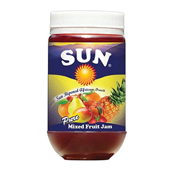 SUN Pure Mixed Fruit Jam (500 g) from South Africa - AubergineFoods.com 