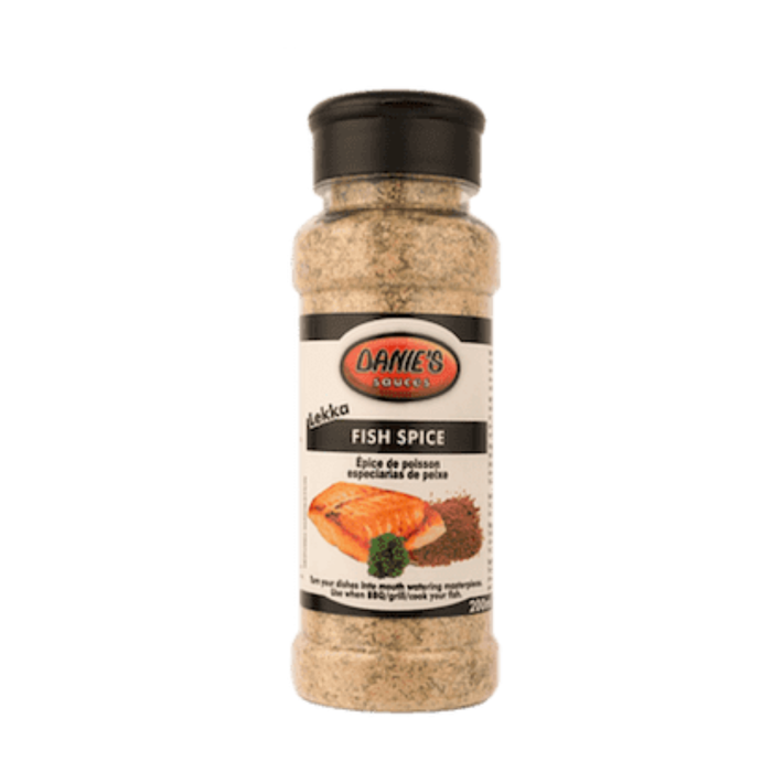 Danie's Fish Spice (200 ml) from South Africa - AubergineFoods.com 