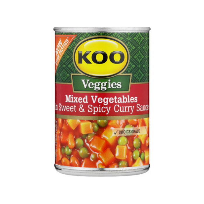 KOO Mixed Vegetable Sweet & Spicy Curry Sauce, 420g
