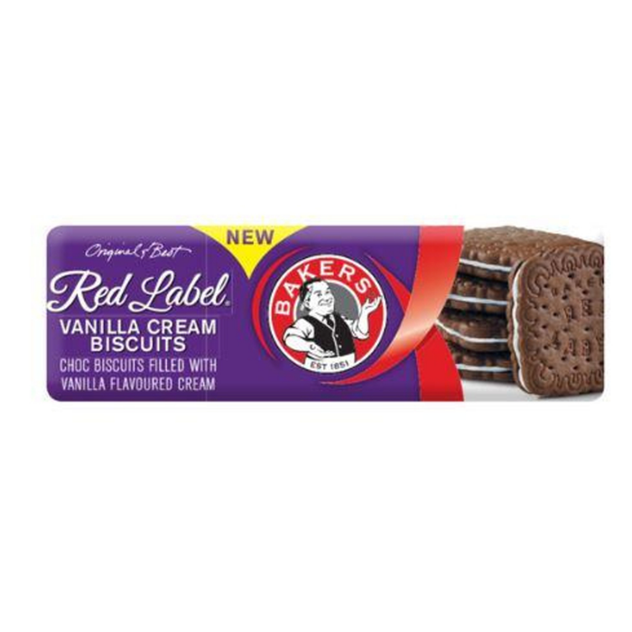 Bakers Red Label Vanilla Chocolate Flavored Cream Biscuits 200g