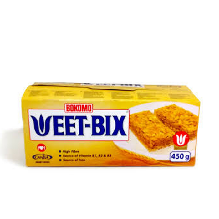 Bokomo Weet-Bix Wholegrain Wheat Biscuits, 450g