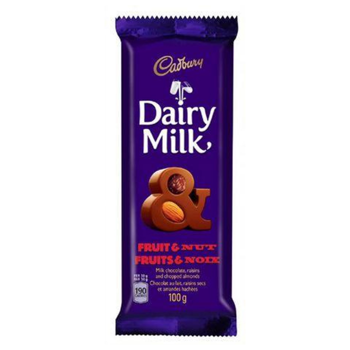 Cadbury Dairy Milk Fruit & Nut, 80g