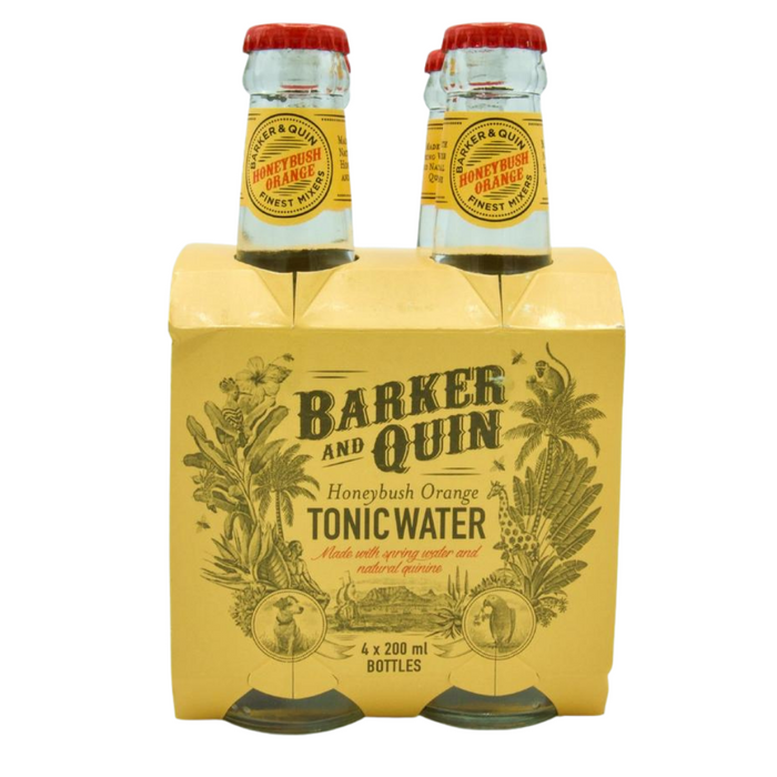 Barker and Quin Honeybush Orange Tonic Water, 4x200ml