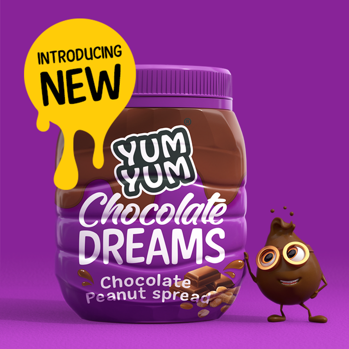Yum Yum Chocolate Dreams Chocolate Peanut Spread 380g