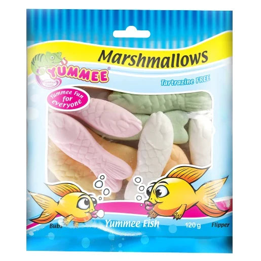 Yummee Marshmallow Fish, 80g