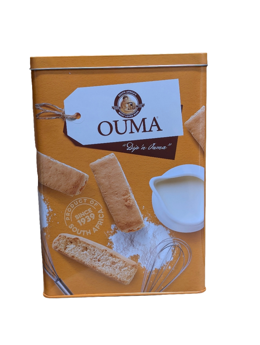 Limited Edition Metal Ouma Rusk Tins WITH Buttermilk Rusks, 500g
