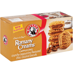 Bakers Romany Creams Cappuccino Flavoured Biscuits 200g