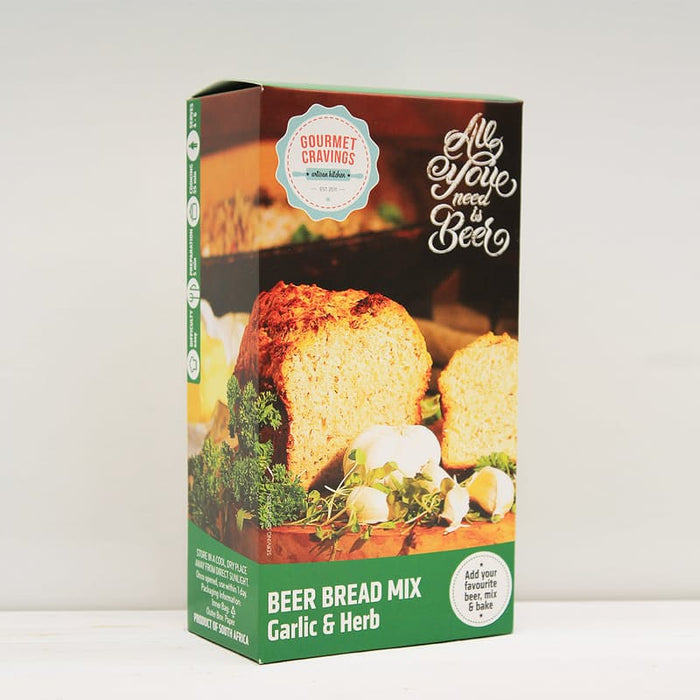 Gourmet Cravings Garlic and Herb Beer Bread Mix, 450g