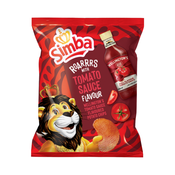Simba Wellington's Tomato Sauce Flavored Potato Chips 120g