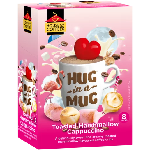 Hug In A Mug Toasted Marshmallow Cappuccino 8-Pack, 8x24g