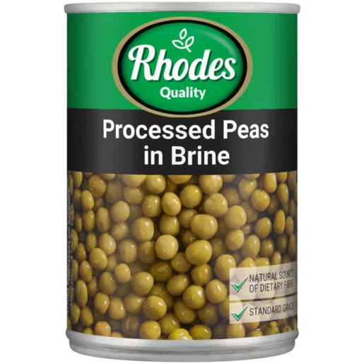 Rhodes Quality Processed Peas in Brine 410g