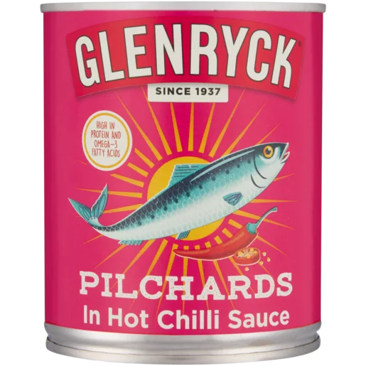 Glenryck Pilchards in Hot Chilli Sauce 215g