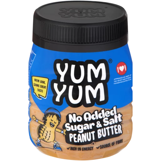 Yum Yum No Added Sugar & Salt Peanut Butter 400g