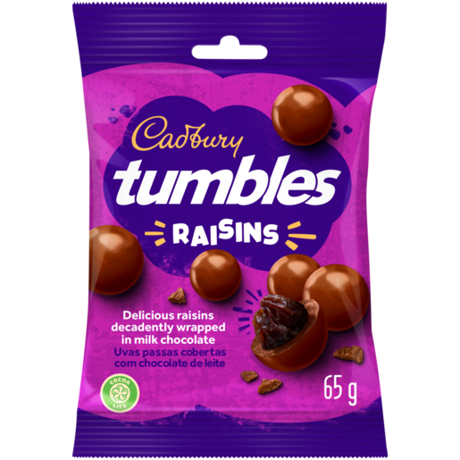 Cadbury Raisins Tumbles, 65g