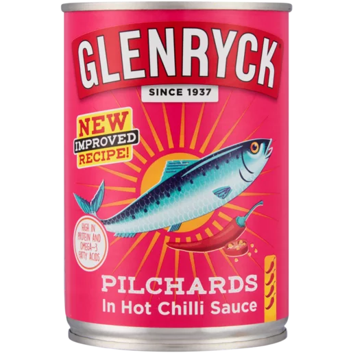 Glenryck Pilchards in Hot Chilli Sauce 400g