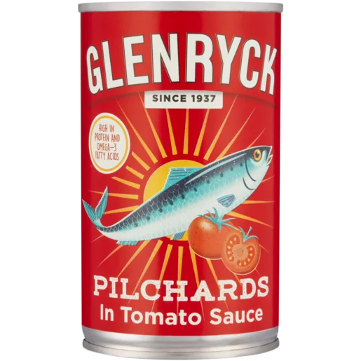 Glenryck Pilchards in Tomato Sauce 155g