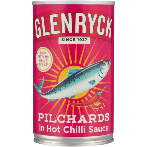 Glenryck Pilchards in Hot Chilli Sauce 155g