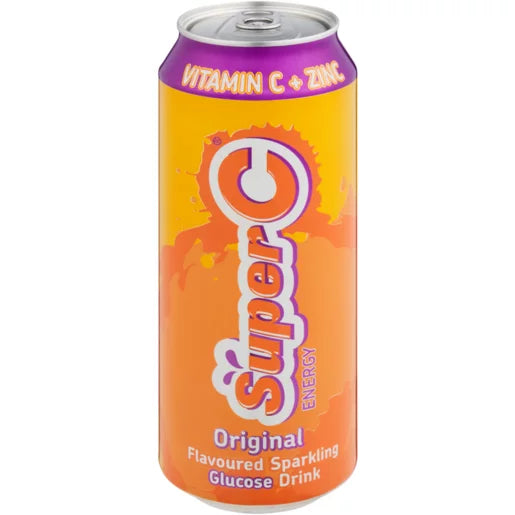 Super C Original Flavoured Sparkling Glucose Energy Drink 500ml
