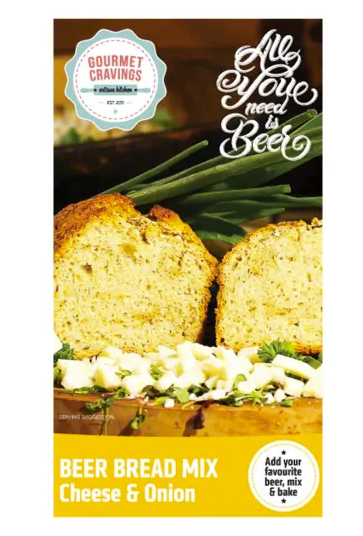 Gourmet Cravings Cheese & Onion Beer Bread Mix, 450g