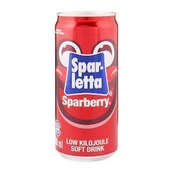 Sparletta Sparberry Flavoured Soft Drink Can 300ml