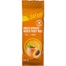 Safari Dried Apricot Mixed Fruit Roll, 80g