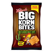 Willards Big Korn Bites: BBQ, 120g