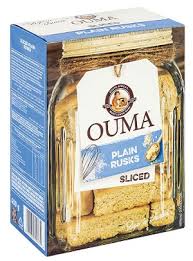 OUMA Plain Sliced Rusks, 450g