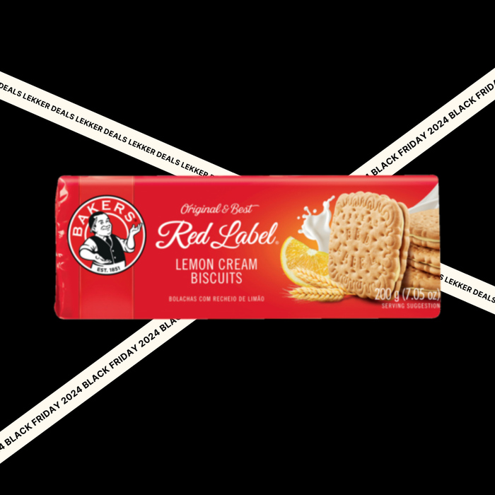 Bakers Red Label Lemon Cream Biscuits, 200g