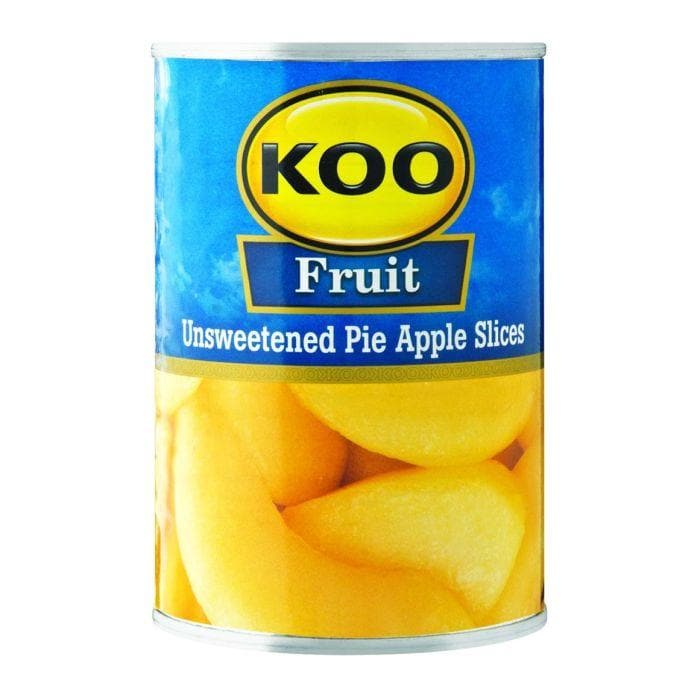 KOO Sliced Pie Apples-Unsweetened, 385g