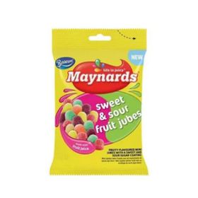 Maynards Sweet & Sour Fruit Jubes 60g