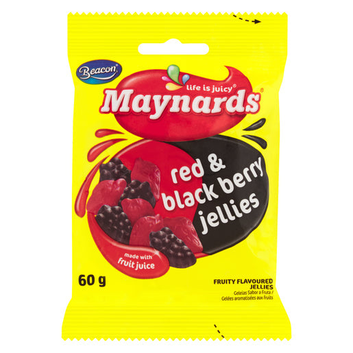 Maynards Red & Black Berry Jellies 60g