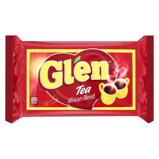 Glen Black Tea Tagless Tea Bags 100 Pack