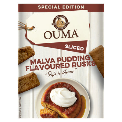 Ouma Malva Pudding Flavoured Sliced Rusks 450g