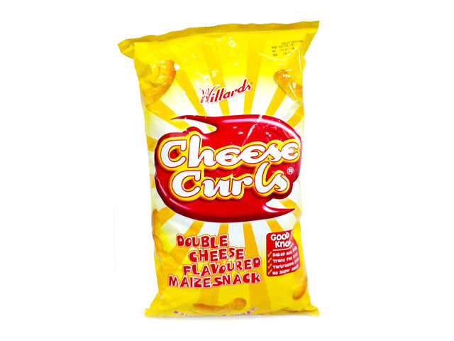 FREE GIFT Willards Cheese Curls: Double Cheese, 120g