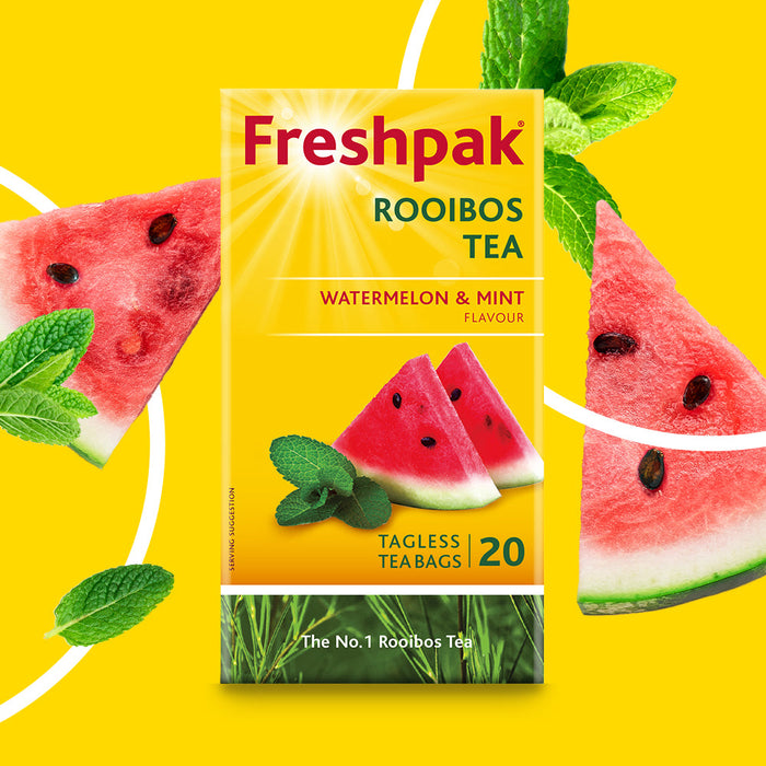 Freshpak Rooibos Tea Watermelon Mint, 20 bags