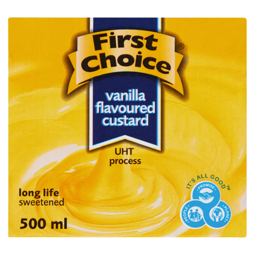 First Choice Vanilla Flavored Custard
