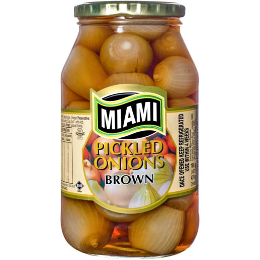 Miami Brown Pickled Onions 780g