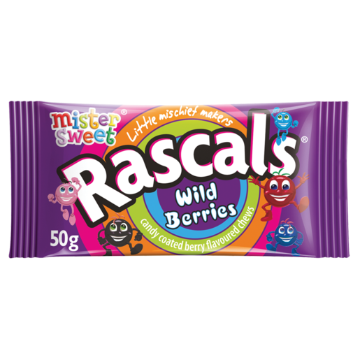Mister Sweet Rascals Wild Berries, 50g